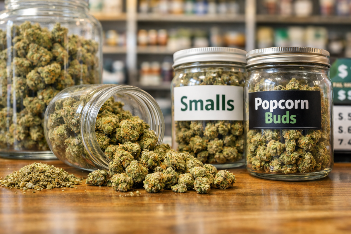 Cannabis buds and trimming process explained